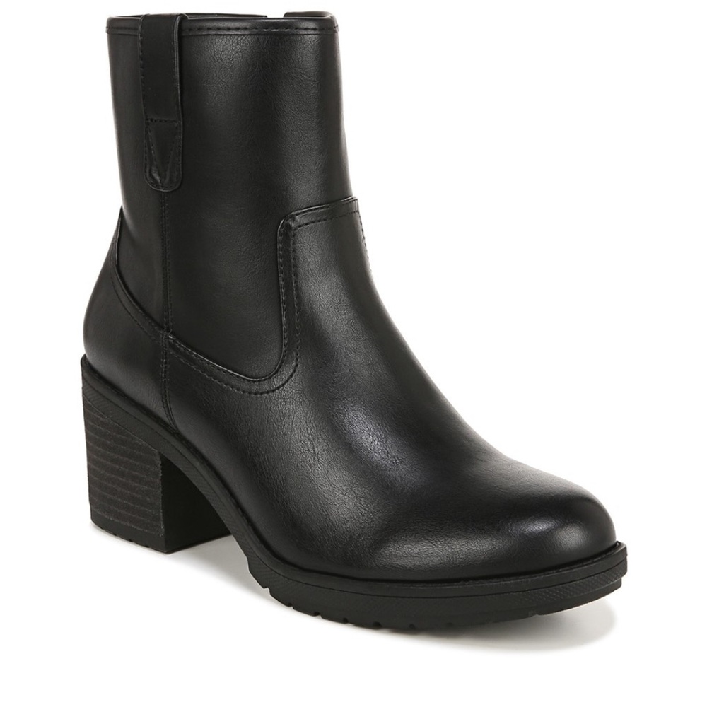 Women's Pearl Block Heel Bootie